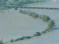 Hutt River in flood, 1988 
