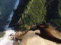 Tilted limestone bluffs at Kohaihai Bluff 
