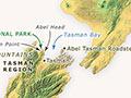 Tasman and Cook place names