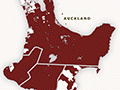 Māori land and provincial boundaries, 1860