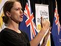 NZSL interpreter during Covid-19 pandemic