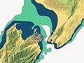 New Zealand’s past land area