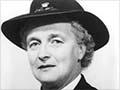 Edna Bertha Pearce in police uniform, 1960s