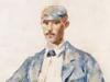 A painting of legendary cricketer Arthur Hadfield Fisher by Girolamo Nerli