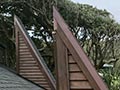 Roof of a house. 