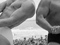 Bodybuilders showing muscles