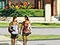 Suburban street scene