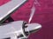 Poster promoting air travel, 1959