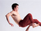 Male dancer in action
